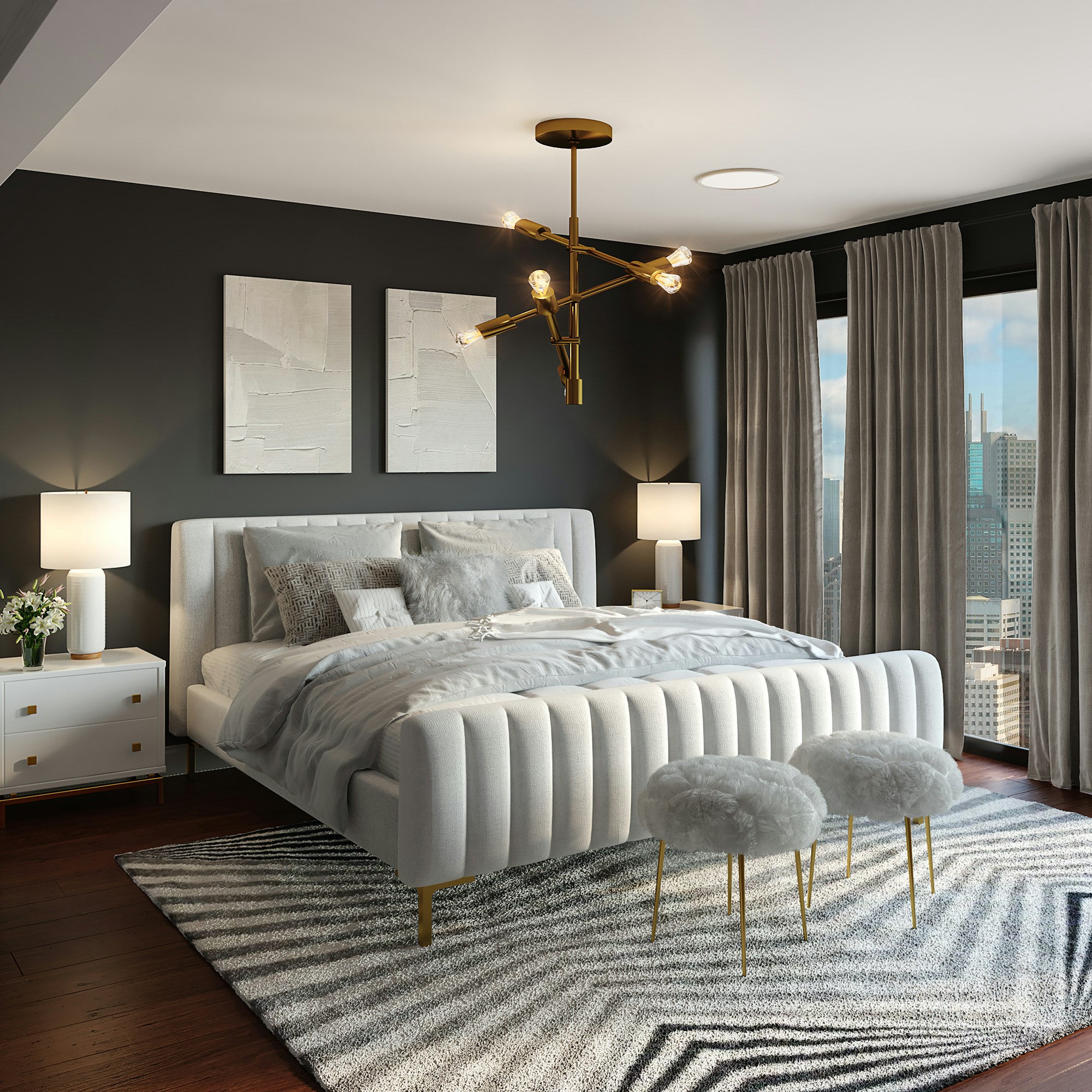 A softly lit, considered Cape Town interior